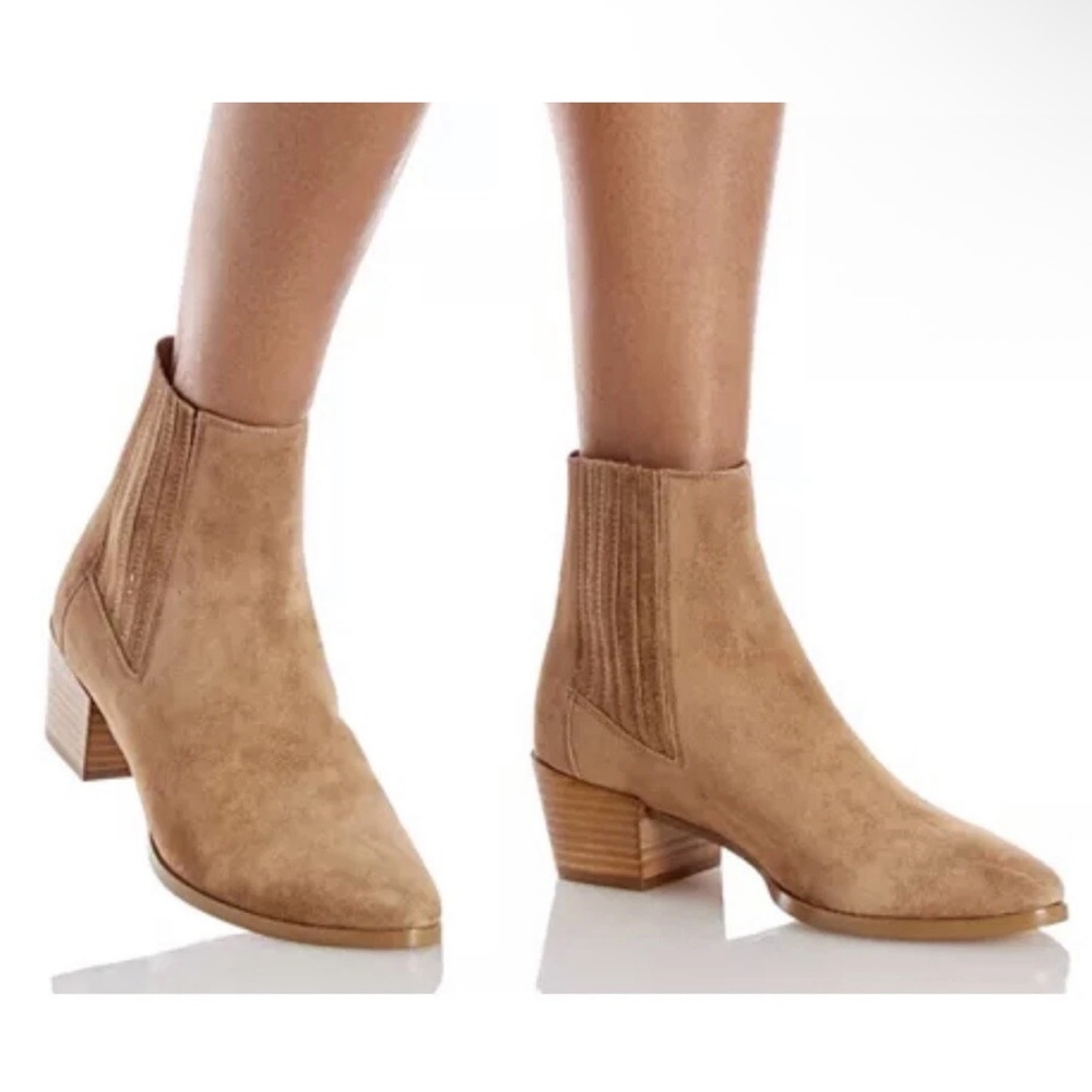 rag & bone Rover Camel Suede Bootie